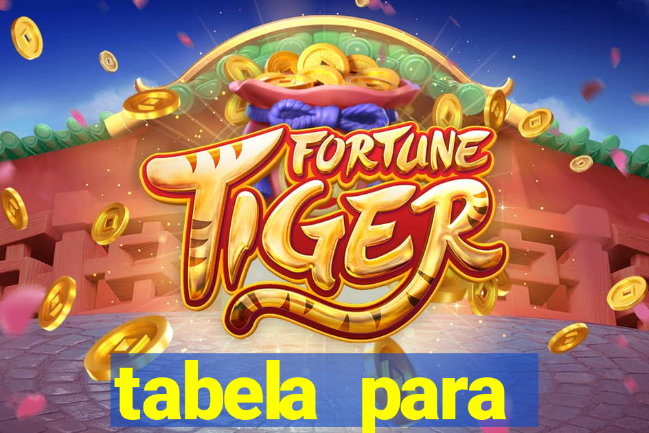tabela para misturar cores
